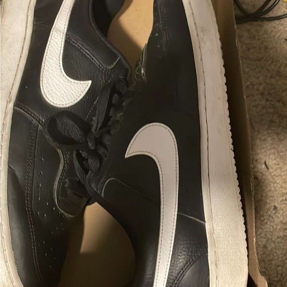 Nike Other - Nike Black and White Sneakers Low-Top Leather